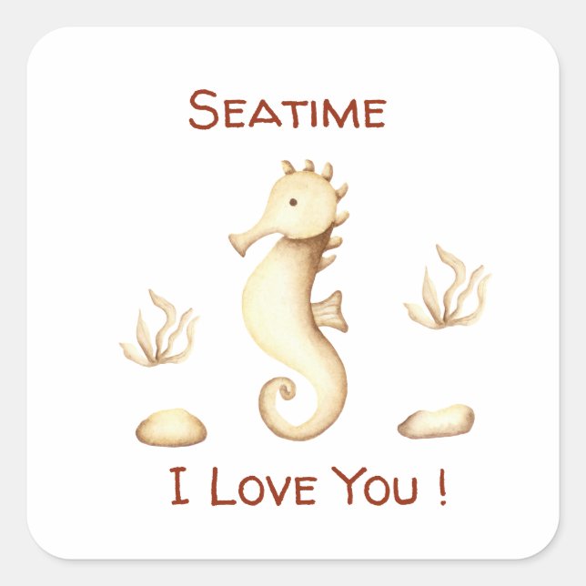 Adesivo Quadrado Semáforo romântico minimalista verão (Frente)