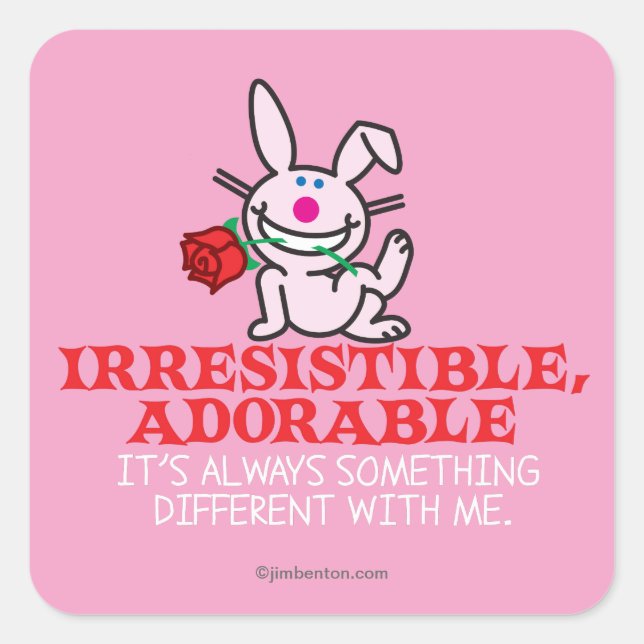 Adesivo Quadrado Sempre Algo Diferente (Frente)