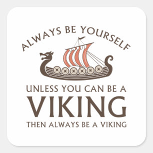 Adesivo Quadrado Sempre Seja Você Mesmo