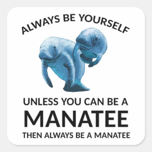 Adesivo Quadrado Sempre Seja Você Mesmo A Menos Que Possa Ser Um M
