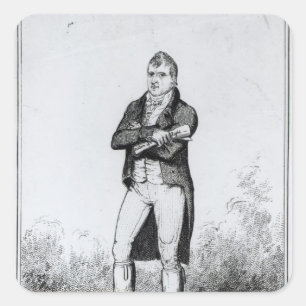 Adesivo Quadrado Senhor 1816 da caça de Henry