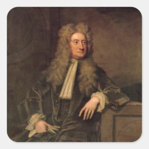 Adesivo Quadrado Senhor Isaac Newton
