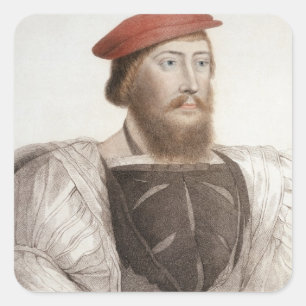 Adesivo Quadrado Senhor Thomas Boleyn (1477-1539) gravado por