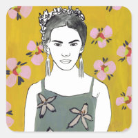 Senhora do Flor Rosa - Amarelo