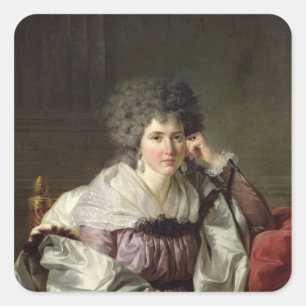Adesivo Quadrado Senhora Nicaise Perrin, Catherine nee Deleuze