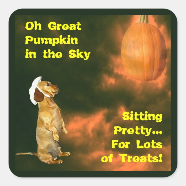 Adesivo Quadrado Sentado Bonito para muitos tratamentos (Frente)