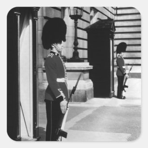 Adesivo Quadrado Sentinela de Inglaterra Londres do vintage em