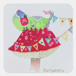 Adesivo Quadrado Sentir-se bonito