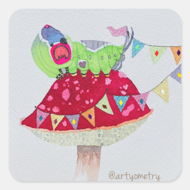 Adesivo Quadrado Sentir-se bonito (Frente)