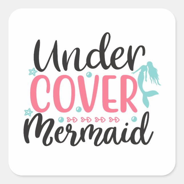 Adesivo Quadrado Sereia infiltrada (Frente)