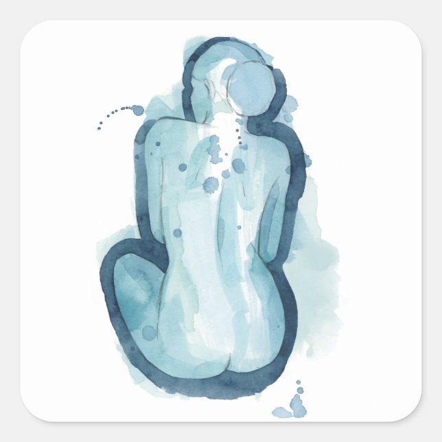 Adesivo Quadrado Serena Sketch (Frente)