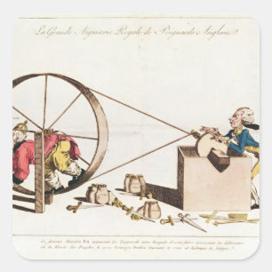 Adesivo Quadrado Serviço Sharpening real