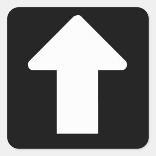 Adesivo Quadrado Seta branca