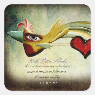 Adesivo Quadrado Seu Incrível Vestido