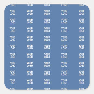 Adesivo Quadrado Seu logotipo ou imagem   Padrão Vertical Stripes