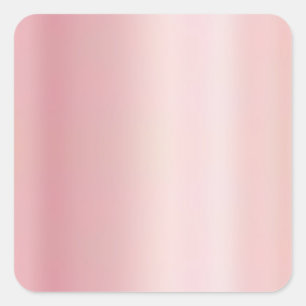 Adesivo Quadrado Seu Texto Personalizado Modelo Rose Gold Elegante 