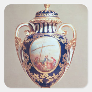 Adesivo Quadrado Sevres vase, médio do século XVIII