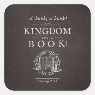 Adesivo Quadrado Shakespeare Citação Encantada