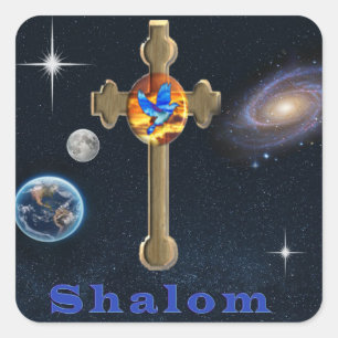 Adesivo Quadrado Shalom