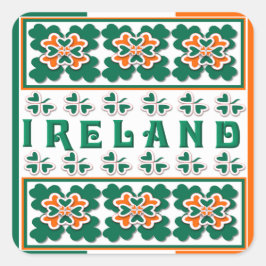 Adesivo Quadrado Shamrock & Mais