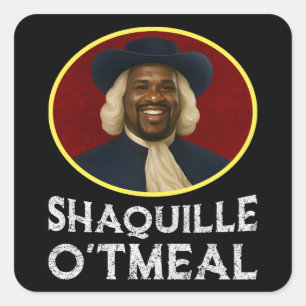 Adesivo Quadrado Shaquille Oatlight Engraçado Meme