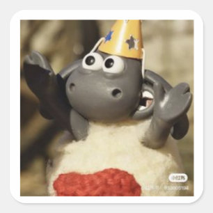 Adesivo Quadrado Shaun