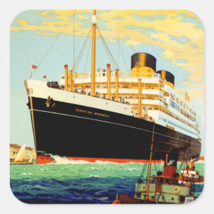 Adesivo Quadrado Shaw Savill Line