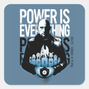 Adesivo Quadrado SHAZAM! Sivana "poder é tudo "