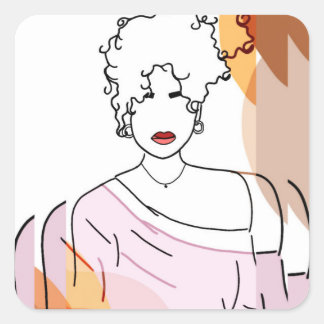 Adesivo Quadrado she -sobreposição