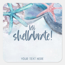 Shellabration | Estrela-do-mar e concha de praia e