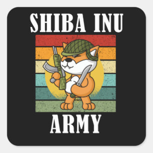 Adesivo Quadrado Shiba Inu Moin Shib Token Hodl Para Lua