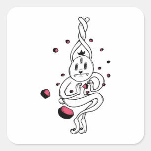 Adesivo Quadrado Shy Ghost