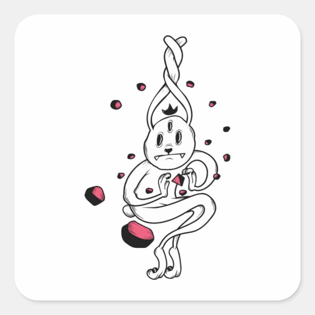 Adesivo Quadrado Shy Ghost (Frente)