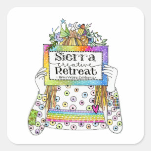 Adesivo Quadrado Sierra Creative Retreat Sticker
