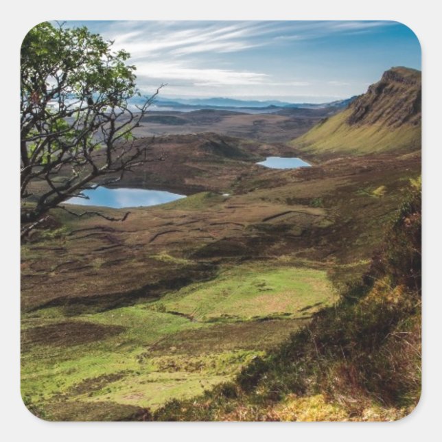 Adesivo Quadrado Siga os seus sonhos! (Frente)