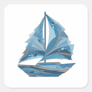 Adesivo Quadrado Signature Gray ICE BREAKER Estilo em Vinil