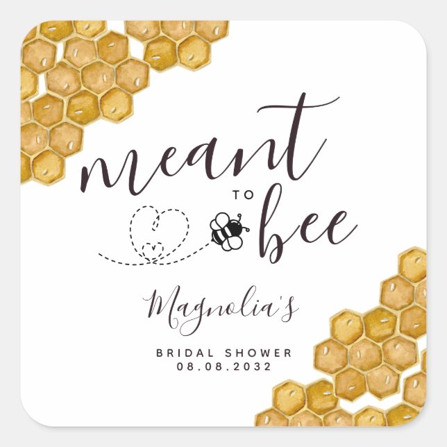 Adesivo Quadrado Significa ser Chá de panela (Frente)