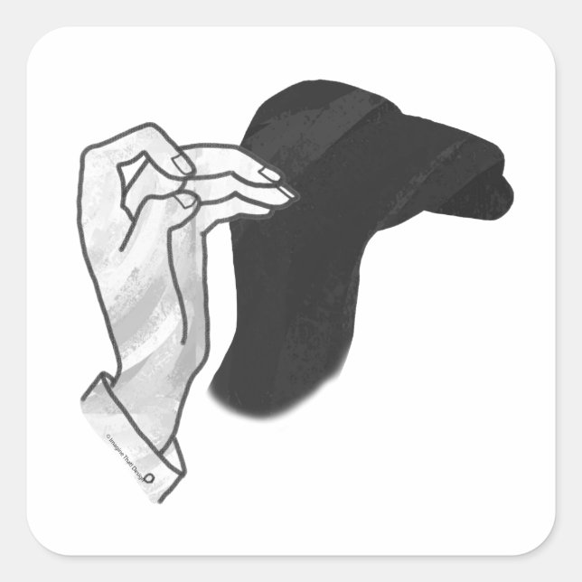 Adesivo Quadrado Silhouette Camel manual (Frente)