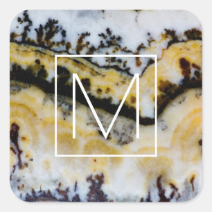 Adesivo Quadrado Silver Lace Onyx