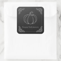 Silver Pumpkin Halloween