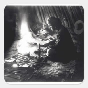 Adesivo Quadrado Silversmith do Navaho, c.1915