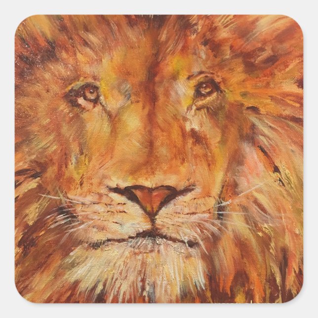 Adesivo Quadrado Simba (Frente)