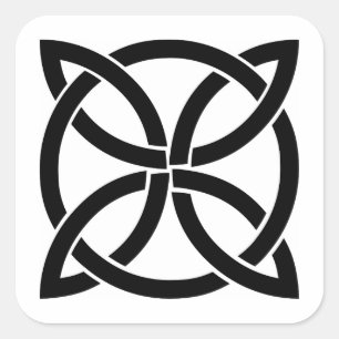 Adesivo Quadrado símbolo celta knot irlanda antigo pagan