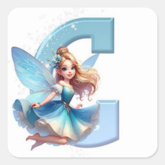 Adesivo Quadrado Símbolo Clássico 'C' - Adicionar Eterno