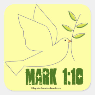 Adesivo Quadrado Símbolo Cristão