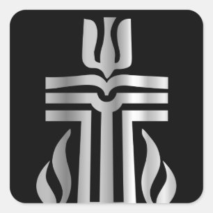 Adesivo Quadrado Símbolo da religião presbiteriana