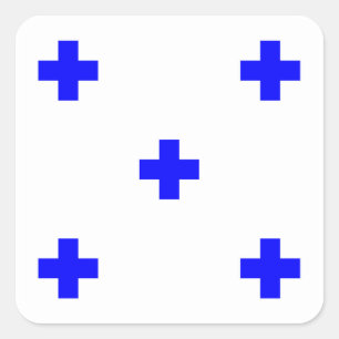 Adesivo Quadrado símbolo do número náutico do alfabeto náutico náut