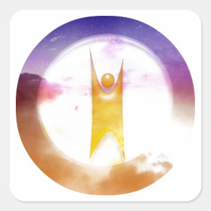 Adesivo Quadrado Símbolo Humanismo