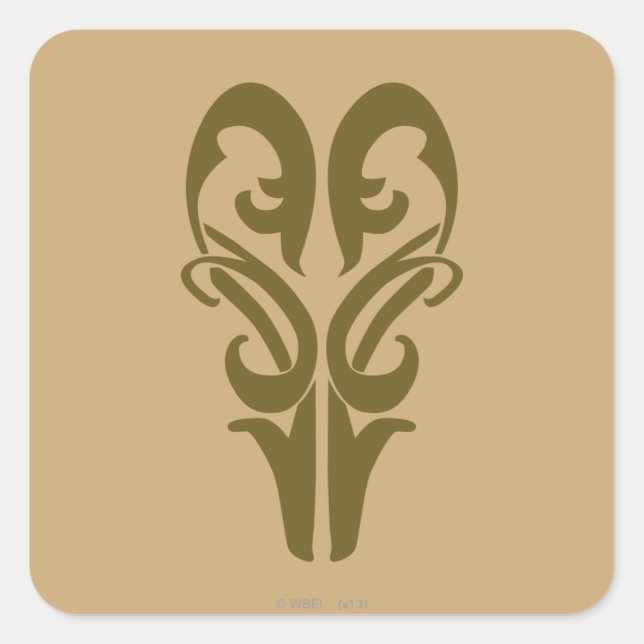 Adesivo Quadrado Símbolo LEGOLAS GREENLEAF™ (Frente)