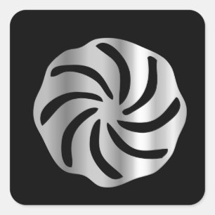 Adesivo Quadrado Símbolo religioso de Hetanism- do arménio de